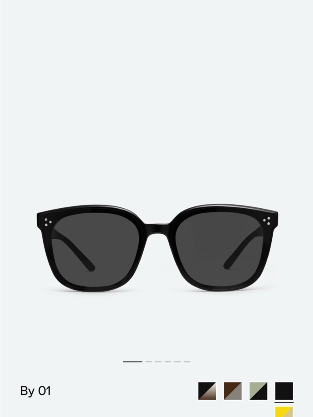 GENTLE MONSTER Black Square Sunglasses